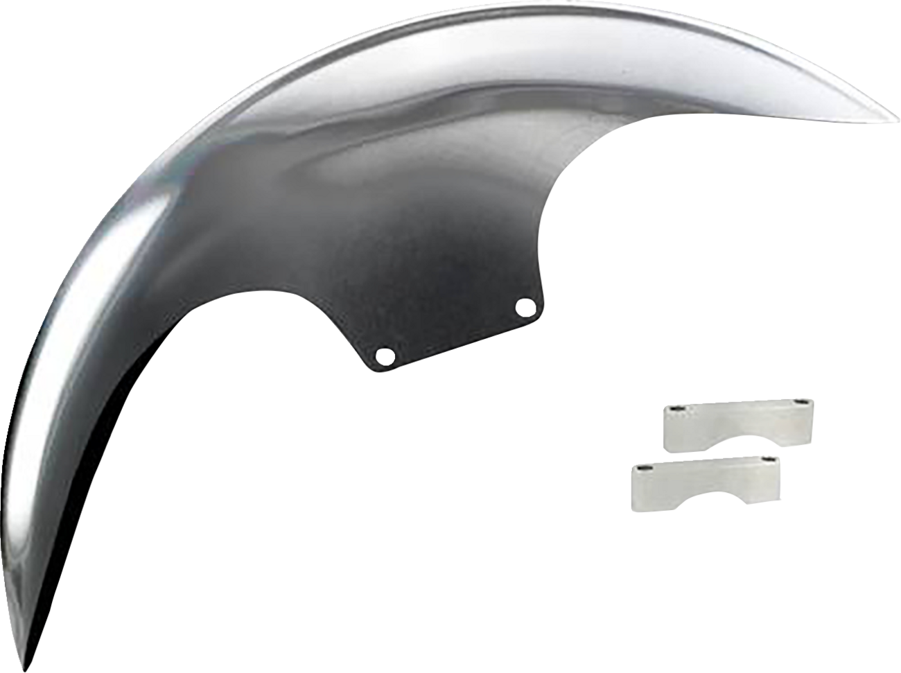Cafe Front Fender - 21" - Satin Spacers - Image 2