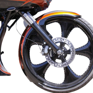 DEI Front Fender - 21" Wheel - With Black Adapters