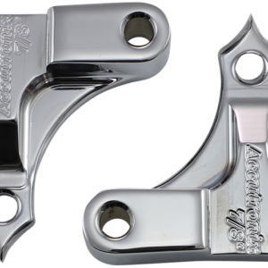 Hot Legs/Bagger Legs Fender Spacers - Chrome - 0.875" Spacer - For 5-1/2" Width Fender