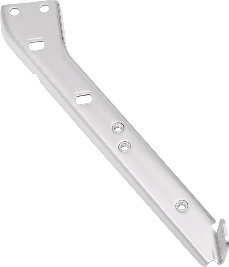 Left Saddlebag Rail Support Bracket - Chrome