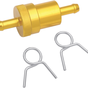 Anodized Aluminum Fuel Filter - Gold - 5/16"