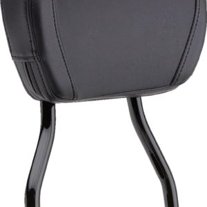Round Sissy Bar - Short - Black - Dyna