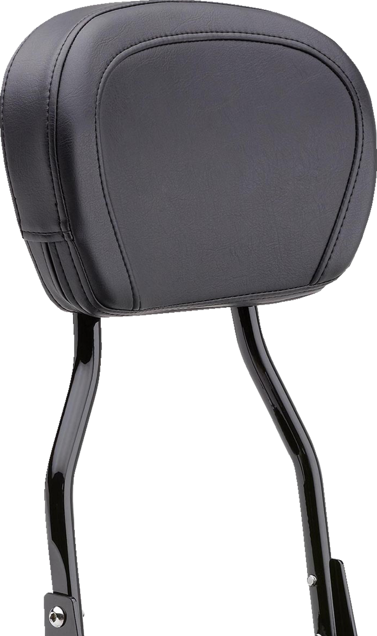 Round Sissy Bar - Short - Black - Dyna