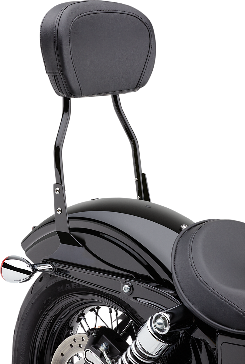 Round Sissy Bar - Short - Black - Dyna - Image 2