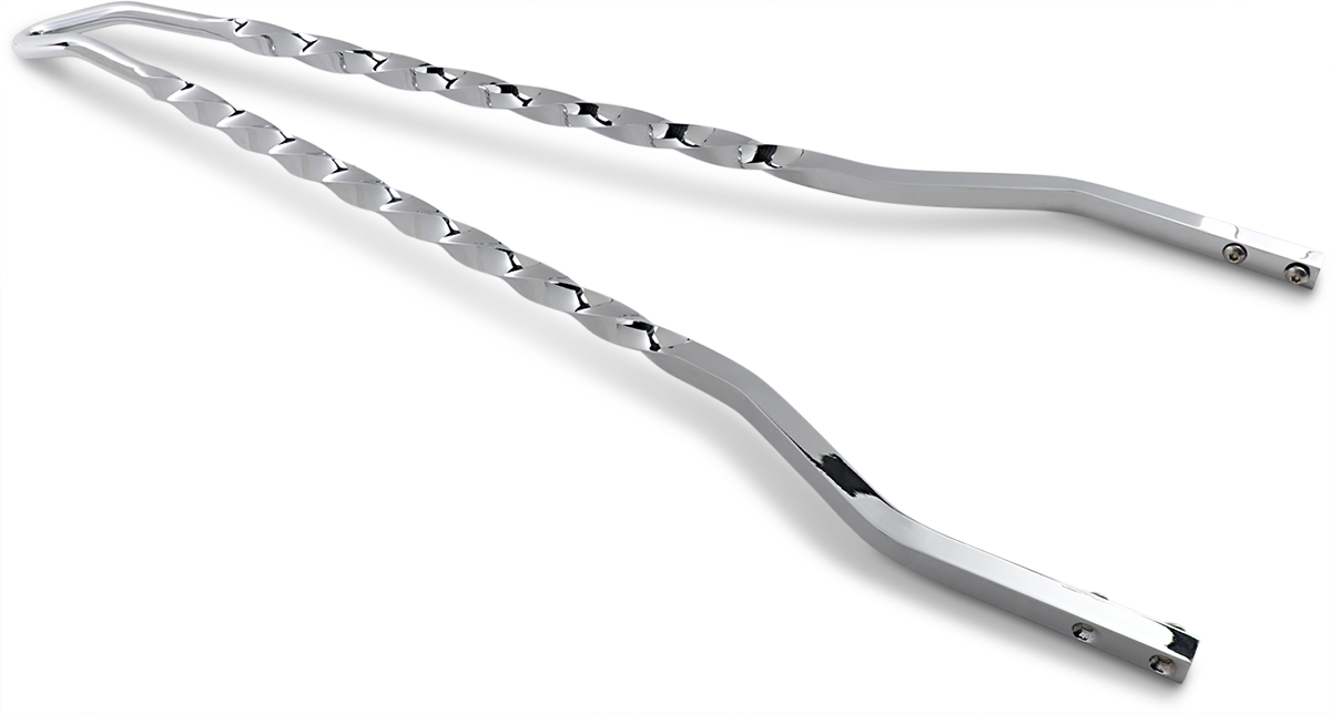 Twisted Sticks Sissy Bar - Chrome - 30"