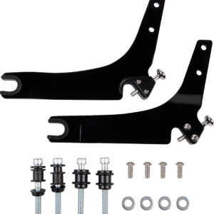 Backrest Kit - 14" - Black - FLHC/S