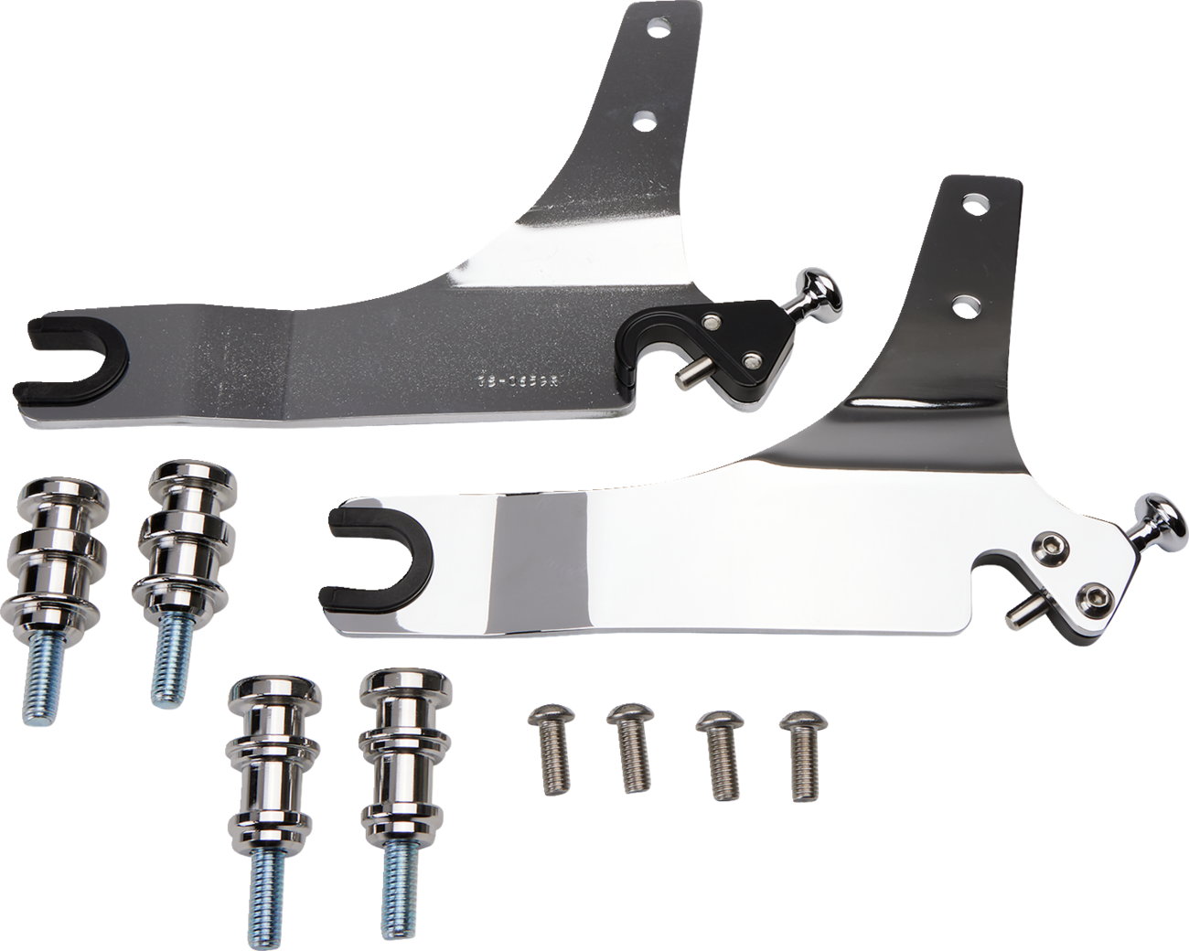 Backrest Kit - 14" - Chrome - FLSB - Image 2