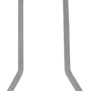 Square Sissy Bar - Chrome - 15.4" H x 8.25" W
