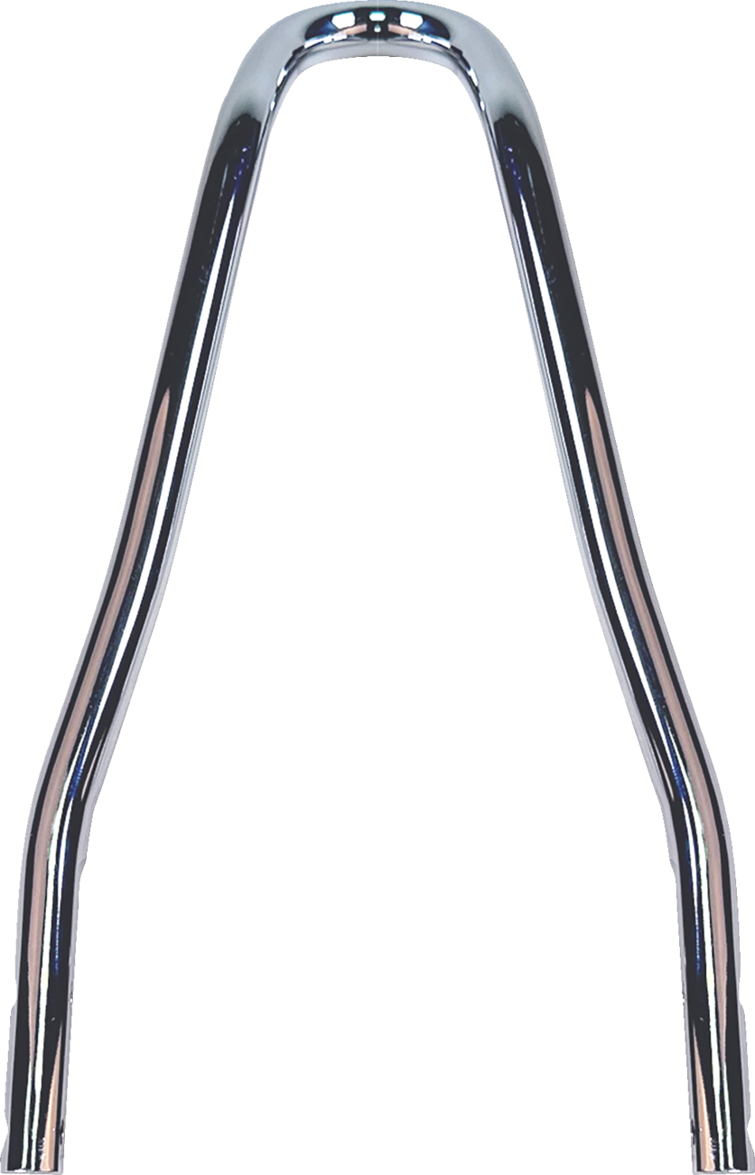 Round Tapered Sissy Bar - Black - 13"H x 6.69"W