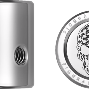Heel-Toe Shifter Cover - American Flag Skull - Stainless Steel