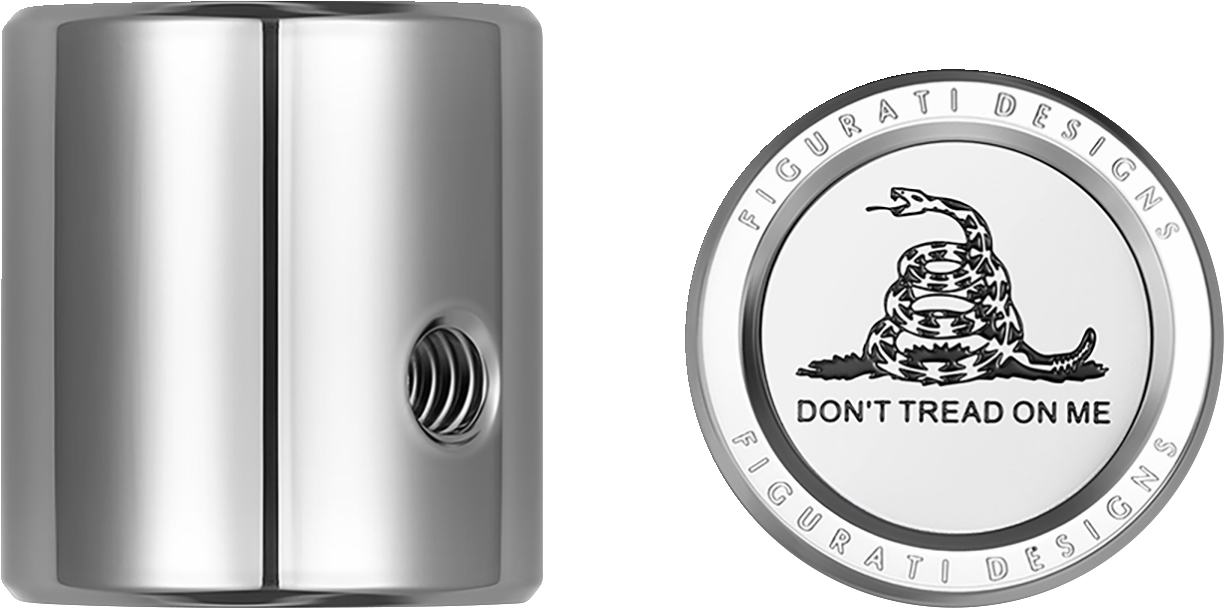 Heel-Toe Shifter Cover - Don't Tread On Me - Stainless Steel - Image 2