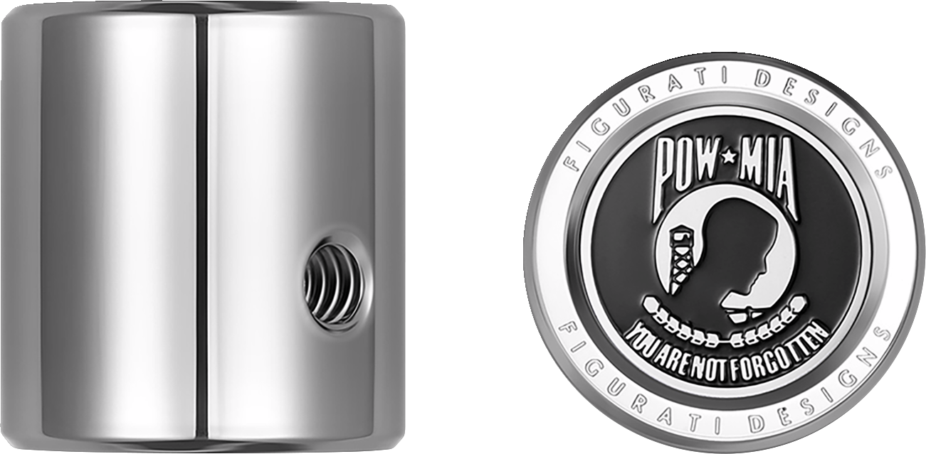 Heel-Toe Shifter Cover - POW MIA - Stainless Steel