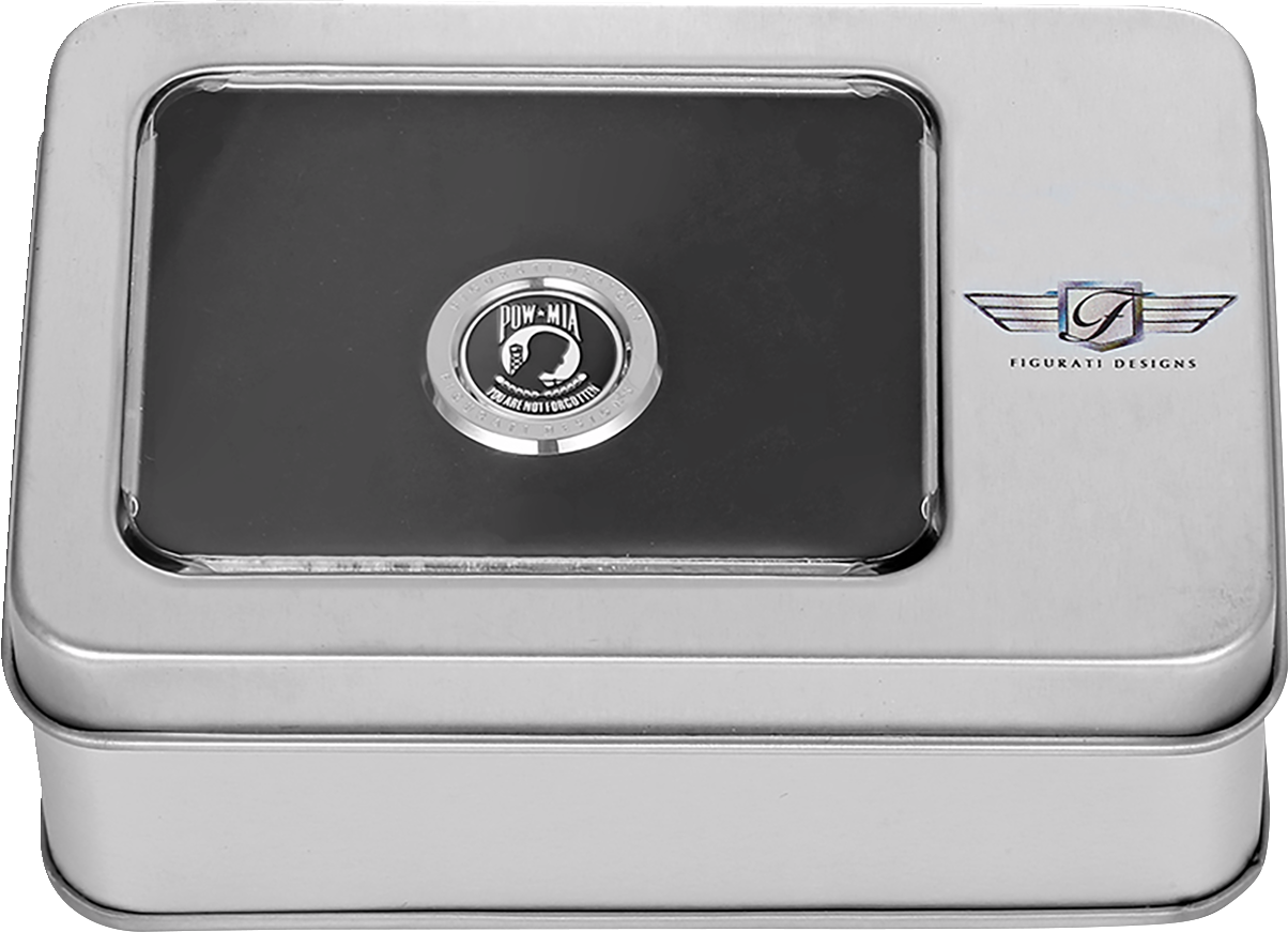 Heel-Toe Shifter Cover - POW MIA - Stainless Steel - Image 3