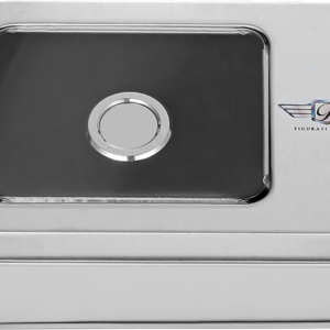 Heel-Toe Shifter Cover - Plain - Stainless Steel