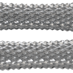 Cross Cut Footepegs - Chrome