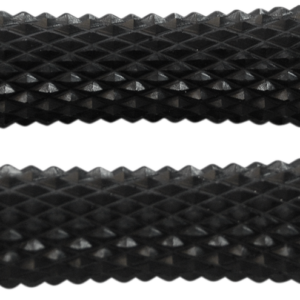Cross Cut Footepegs - Black