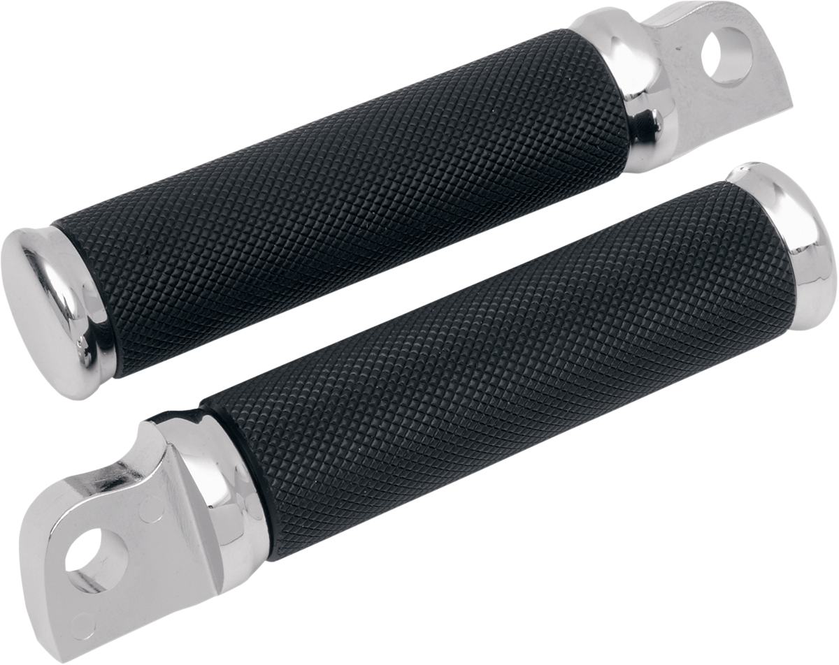 Hotop Designs Footpegs - Knurled - Chrome