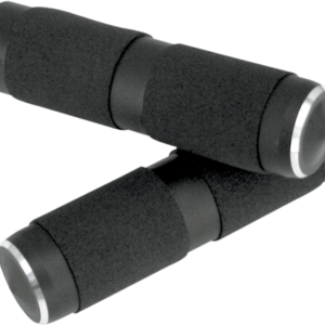 Rubber Footpegs - Male Mount - Black