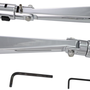 Adjustable Frame Mount Peg - Chrome - 1.25"