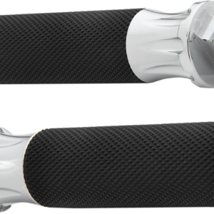 Footpegs - Deep Cut - Chrome