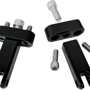 Passenger Peg Mounts - Black - FLH/FLT