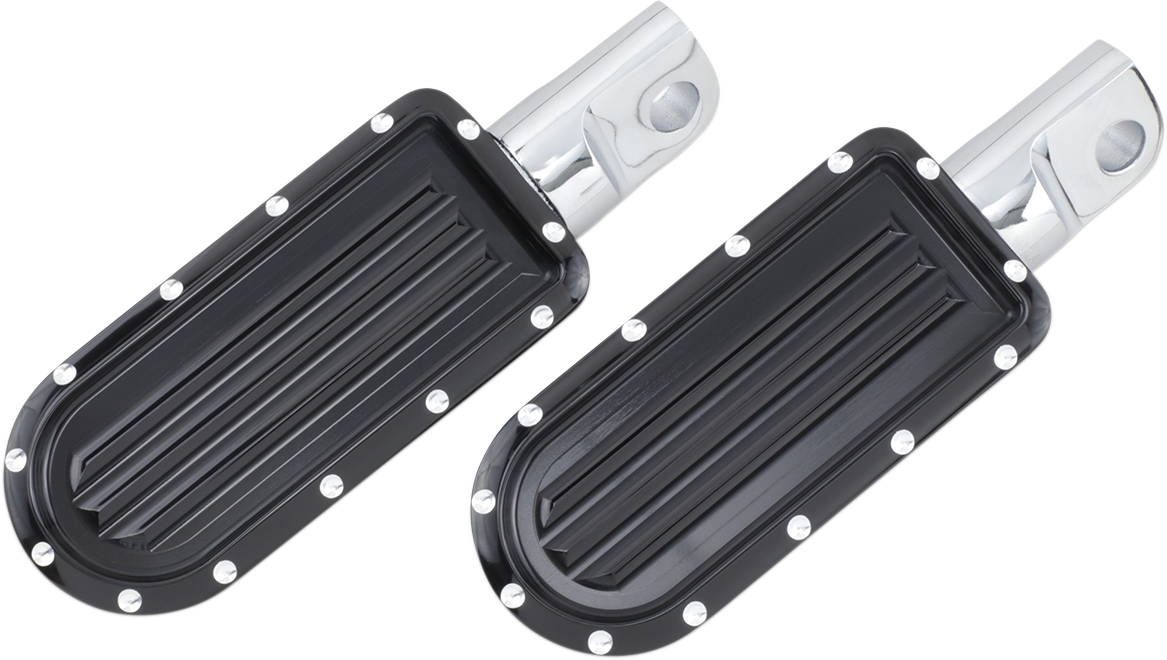 Rear Pegs - Dimpled - Black - Image 2