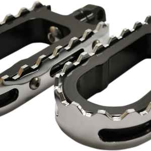 BMX Footpegs - Black/Chrome