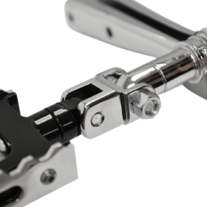 Male Footpeg Adapters - Chrome