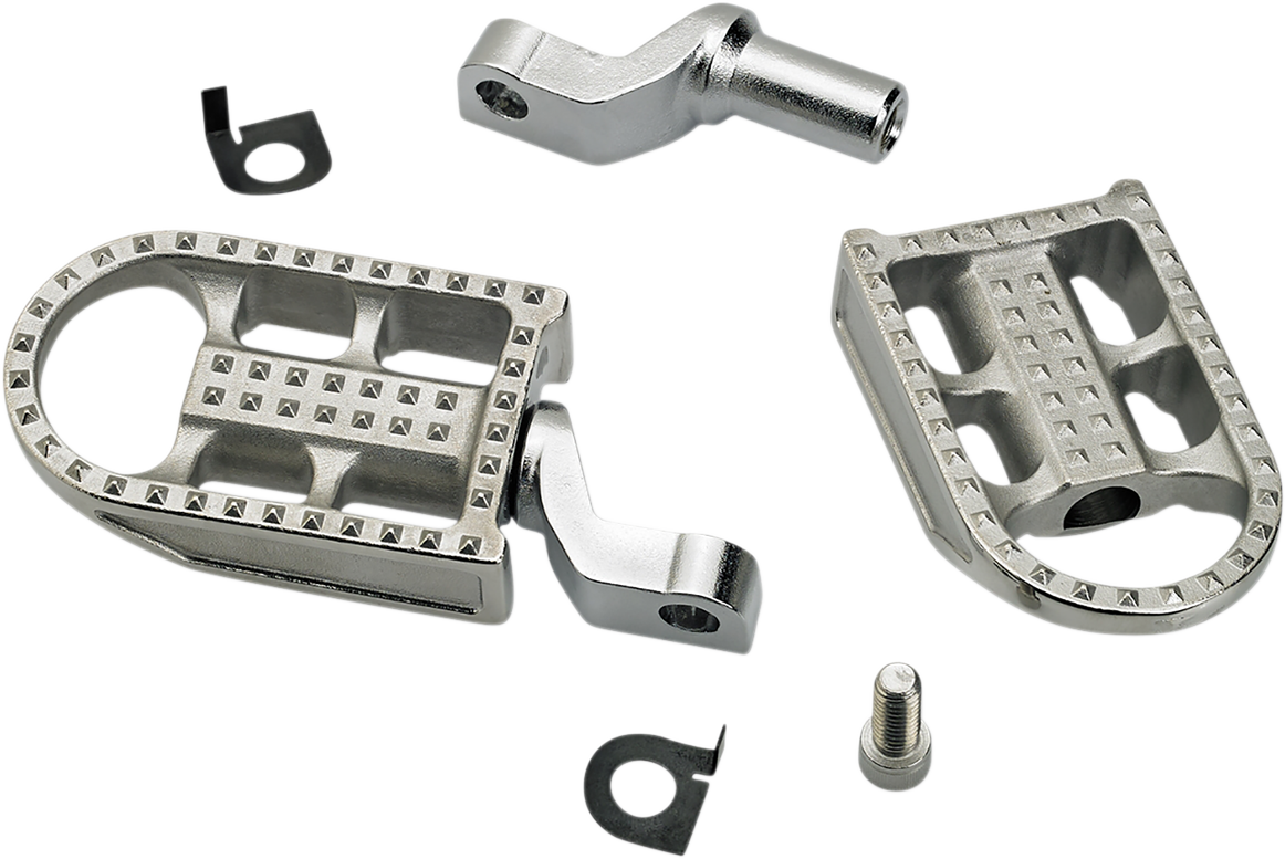 Mushman Footpegs - Step - Raw Polished