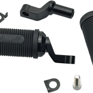 Norman Step Foot Pegs - Black - Softail
