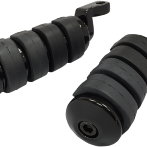 Soft-Ride Foot Pegs - Large - Black - FX/XL