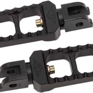 Serrated Footpegs - Black - Narrow