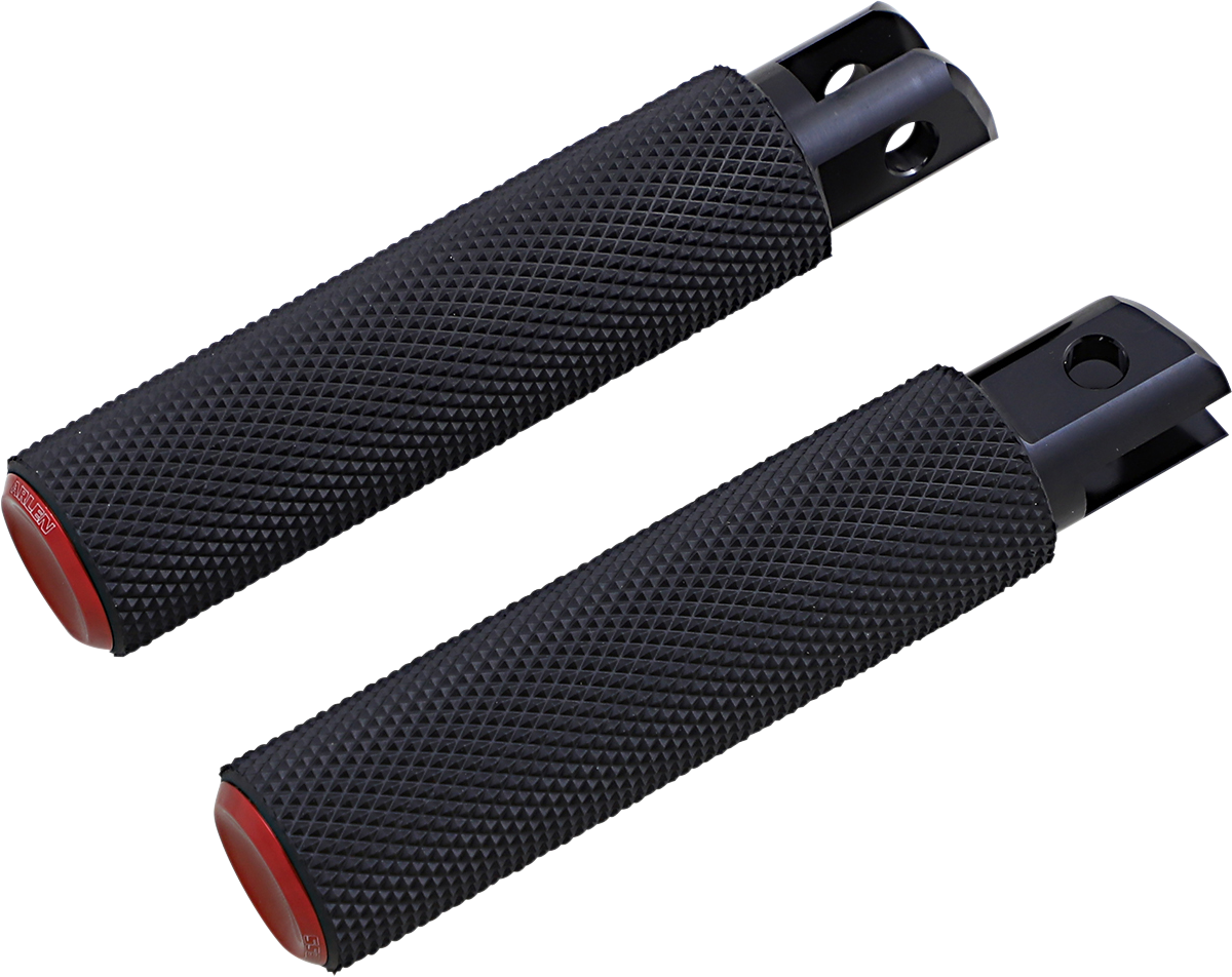 Knurled Footpegs - Red - FX/FL '18-'23