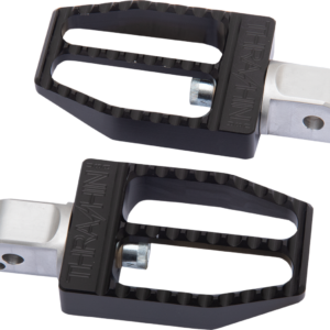 Rear Militant Footpegs - Black - Softail