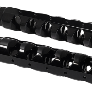 Muzzle Break Footpegs - Rigid Mount - Black