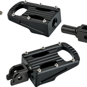 Punisher Footpeg - Driver - Black - M8