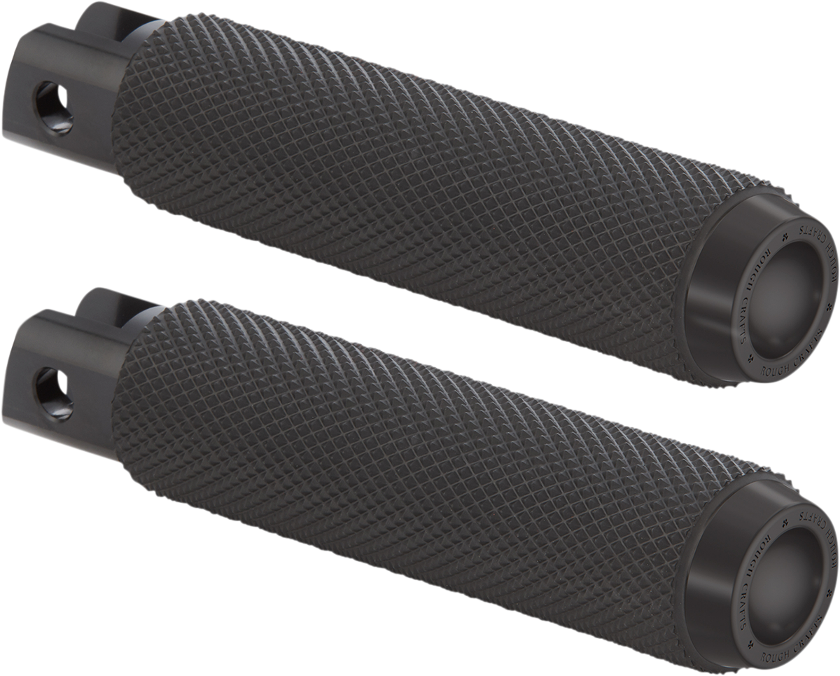 Driver Pegs - Black - Knurled