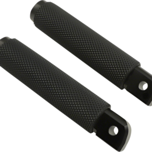 Passenger Pegs - Black - Knurled