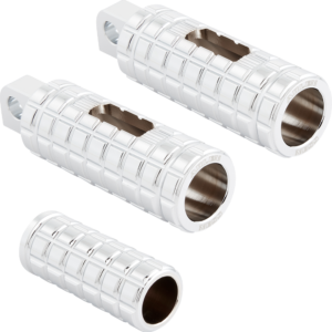 Cush Footpegs - Male - Chrome
