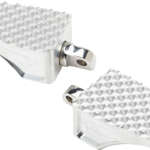County Line Billet Footpegs - Male Mount - Raw