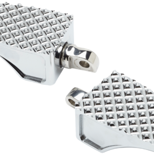 County Line Billet Footpegs - Male Mount - Chrome