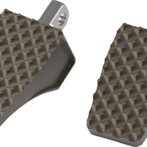 County Line Billet Footpegs - Male Mount - Bronze