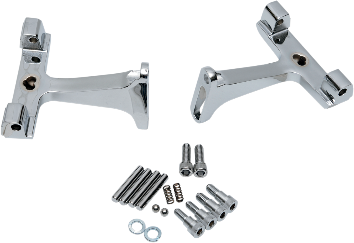 Passenger Footboard Mount - Chrome