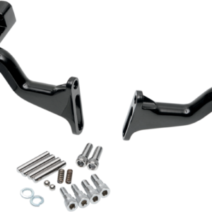 Passenger Footboard Raised Mount - Black