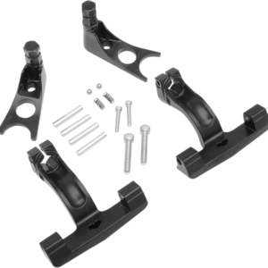Passenger Floorboard Mount - Black - FL/FX