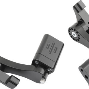 Passenger Floorboard Mounts - Black