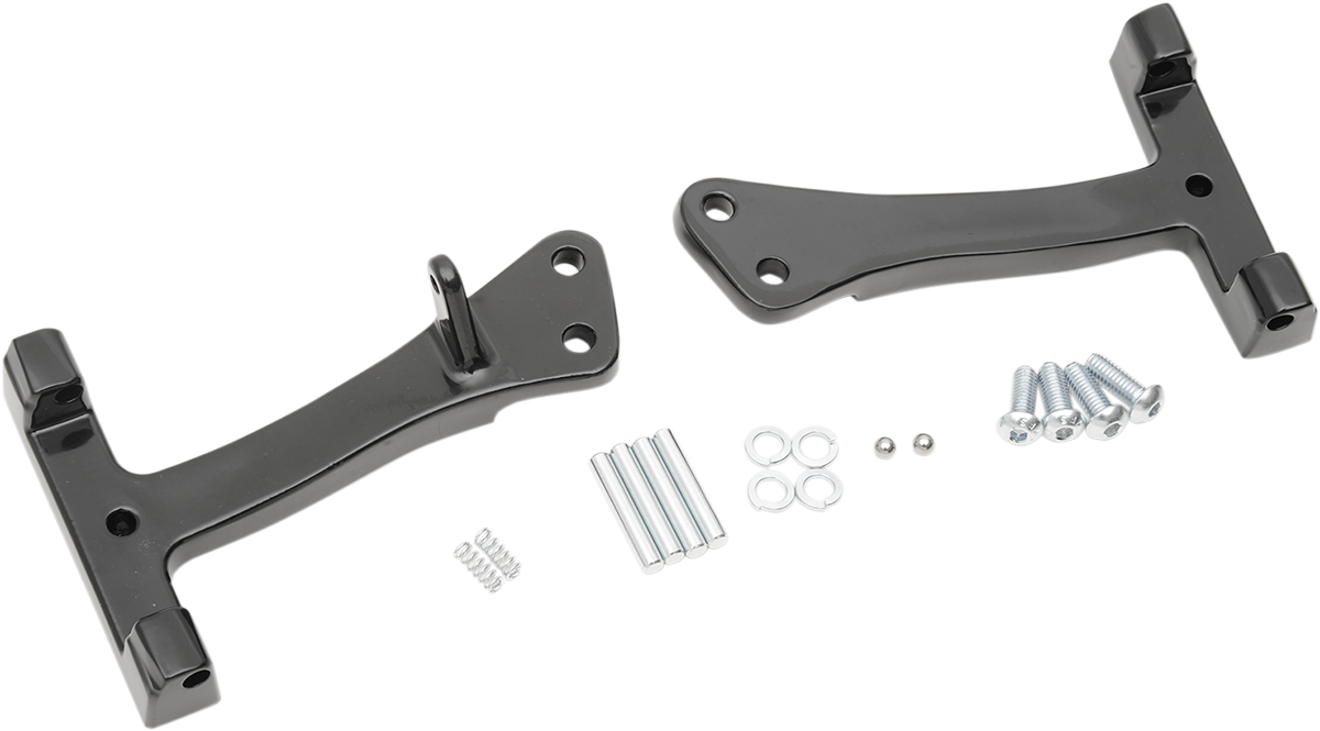 Passenger Floorboard Mount - Black - FXD/FLD