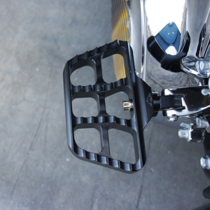 Mini Serrated Floorboards - Black - Softail