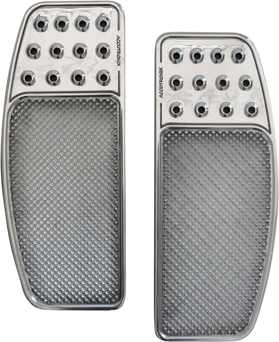 Front Floorboards - Chrome Knurled