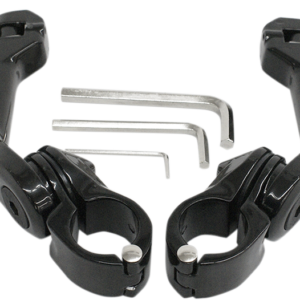 Highway Pegs With Mount - Black